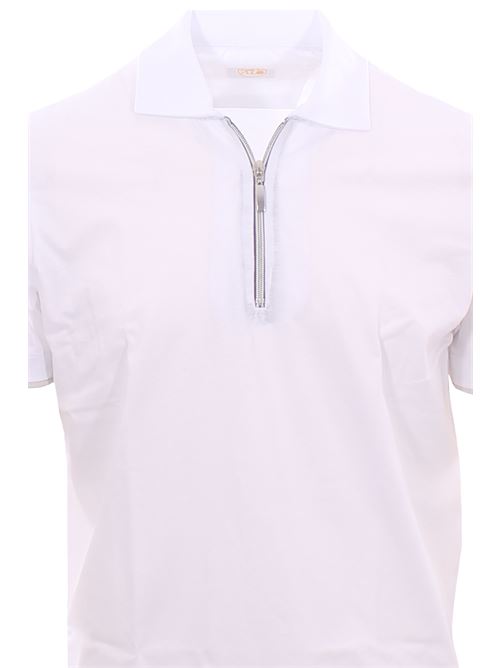 cotton jersey polo with zip MARTIN ZELO | MZ26/01FL03